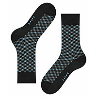 SMART CHECK BLACK GREY  - Falke