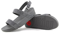 LOTTIE GLITZY SANDALE PEWTER - Fitflop