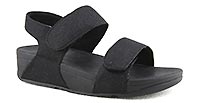 LULU SHIMMERLUX SANDALE BLACK - Fitflop