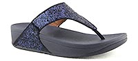 LULU TOE POST GLITTER MIDNIGHT - Fitflop