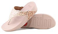 LULU TOE POST GLITTER ROSE - Fitflop