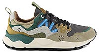 YAMANO 3 TAUPE WHITE GREEN - Flower Mountain