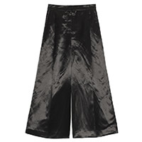 DELIA PANTS GLOSSY BLACK - Frisur