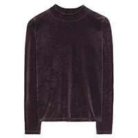 EVERLY BURGUNDY VELVET - Frisur