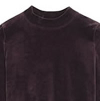 EVERLY BURGUNDY VELVET - Frisur