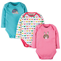 BODY PACK DE 3 BUNNY - Frugi