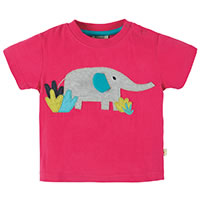 ELEPHANTINE PINK TSHIRT - Frugi