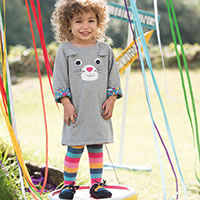 ROBE REVERSIBLE MIAOU - Frugi