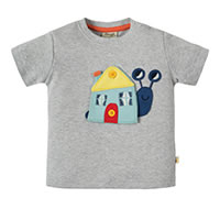 SNAKESNAKE GREY TSHIRT - Frugi