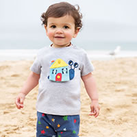 SNAKESNAKE GREY TSHIRT - Frugi