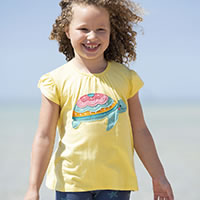 SUNNY TURTLE TSHIRT - Frugi