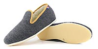 PEPOUZ TWEED GRIS - Les chaussons de Flo