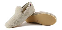 ZAZA DOUDOU BEIGE - Les chaussons de Flo