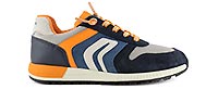 ALBEN NAVY GREY ORANGE - Geox
