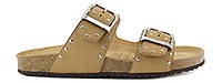 BRIONIA 2 STRAPS NOISETTE - Geox