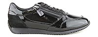 CALITHE ZIP LACK BLACK - Geox