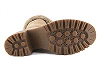 DAMIANA FUR BOOT TOFFEE BEIGE - Geox