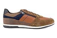 RENAN ZIP COGNAC NAVY - Geox