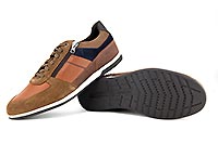 RENAN ZIP COGNAC NAVY - Geox