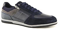 RENAN ZIP NAVY BLUE GREY - Geox