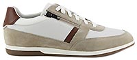 RENAN ZIP WHITE BEIGE - Geox