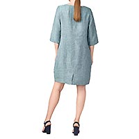 ROBE VARINGA LIN SKY BLUE - Gr nature