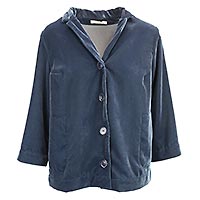 VESTE VILNIUS VELVET BLUE - Gr nature