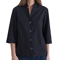 VESTE VILNIUS WOOL NAVY PIX - Gr nature
