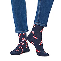 CANDY CHRISTMAS BLEU - Happy Socks