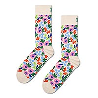 FLOWER SOCKS WHITE - Happy Socks