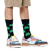 FROG SOCKS GREEN BLACK - Happy Socks
