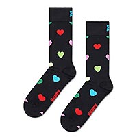 HEART BLACK SOCK - Happy Socks