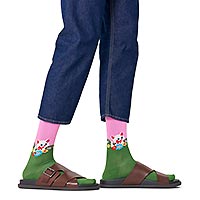 KITTEN AND FLOWERS SOCK - Happy Socks