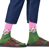 P003188 KITTEN AND FLOWERS HS - Happy Socks