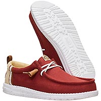 WALLY CRAFT LINEN RED BURNT - Hey Dude