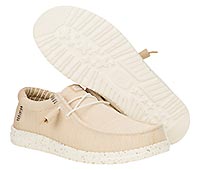 WALLY STRETCH SOX CREAM - Hey Dude