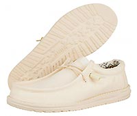 WALLY STRETCH STONE WHITE - Hey Dude