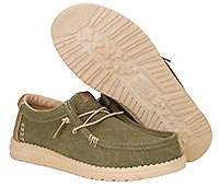 WALLY WORKWEAR DUSTY GREEN - Hey Dude