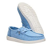 WENDY FRAYED CANVAS FADED DENIM - Hey Dude