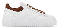 HOGAN H STRIPES WHITE COGNAC - Hogan
