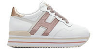 HOGAN MIDPLATFORM WHITE ROSA - Hogan