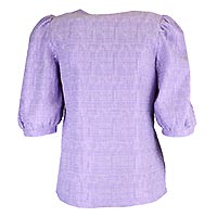 BLOUSE COL V MAUVE - Imprevu Belgium