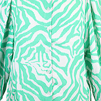 BLOUSE ZEBRA VERT - Imprevu Belgium