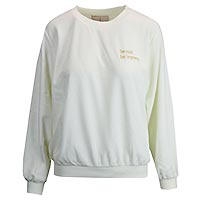 SWEAT ROMEO VELVET WHITE - Imprevu Belgium