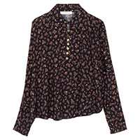 TOP CACHEMIRE BLACK PRINT - Imprevu Belgium