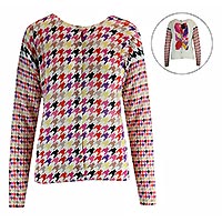 CARDIGAN 2 FACE VANILLA MULTI - Jei's