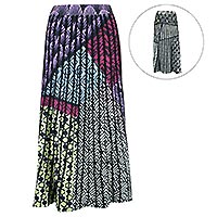 MAXI SKIRT 2 FACE NOIR MULTI - Jei's