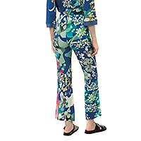 PANTALON BLUE FLORAL MULTI - Jei's