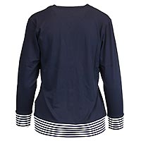 CARDIGAN DEAUVILLE BLEU BLANC - Kalisson