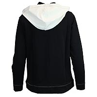 HOODIE ZIP STELLA NOIR BLANC - Kalisson